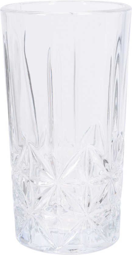 JAP Kristallen Longdrinkglazen set van 4 - 260ml - Drinkglas transparant