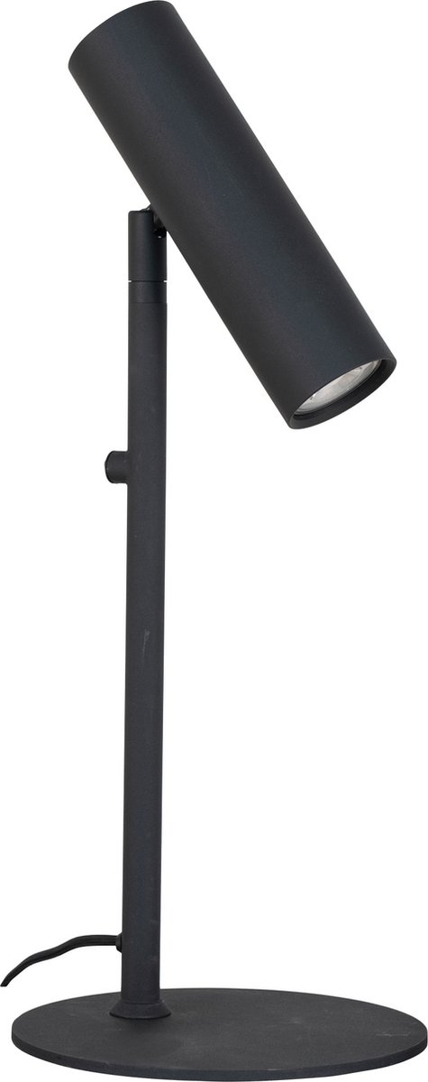 Mike - Tafellamp - staal - zwart - verstelbaar - 1 lichtpunt