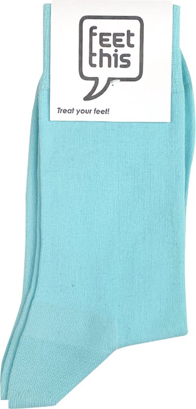 Sokken Licht Blauw - Gekleurde effen sokken - Feet This - Sokken Dames -  Sokken Heren... | bol.com