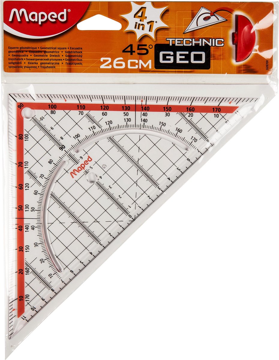 Maped équerre Geometric 26 cm, 60°