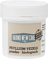 BrandNewCake® Psylliumvezels Poeder Biologisch 70g - Psyllium Vezel Bio