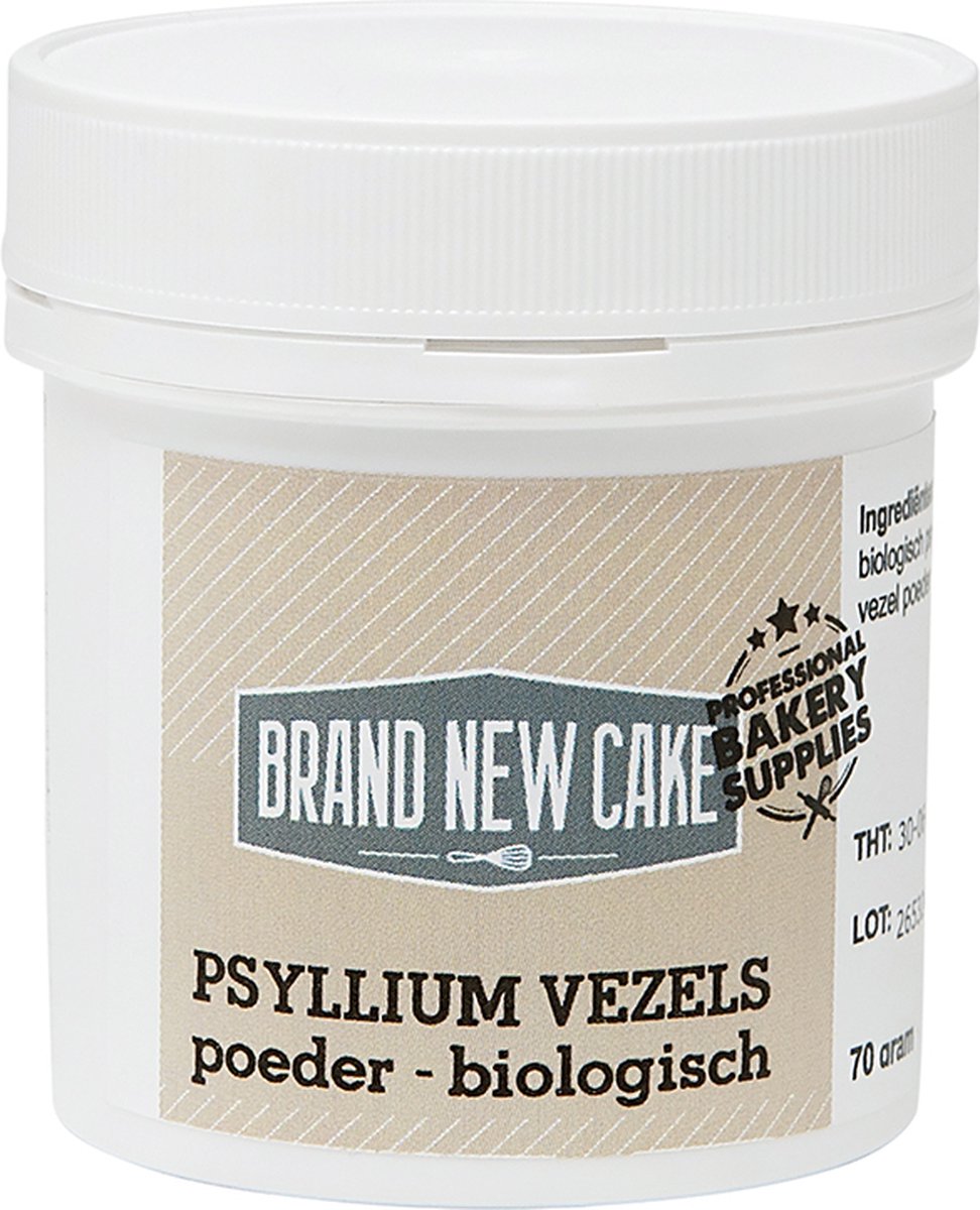 Goedkoopste BrandNewCake® Psylliumvezels Poeder Biologisch 70g - Psyllium Vezel Bio