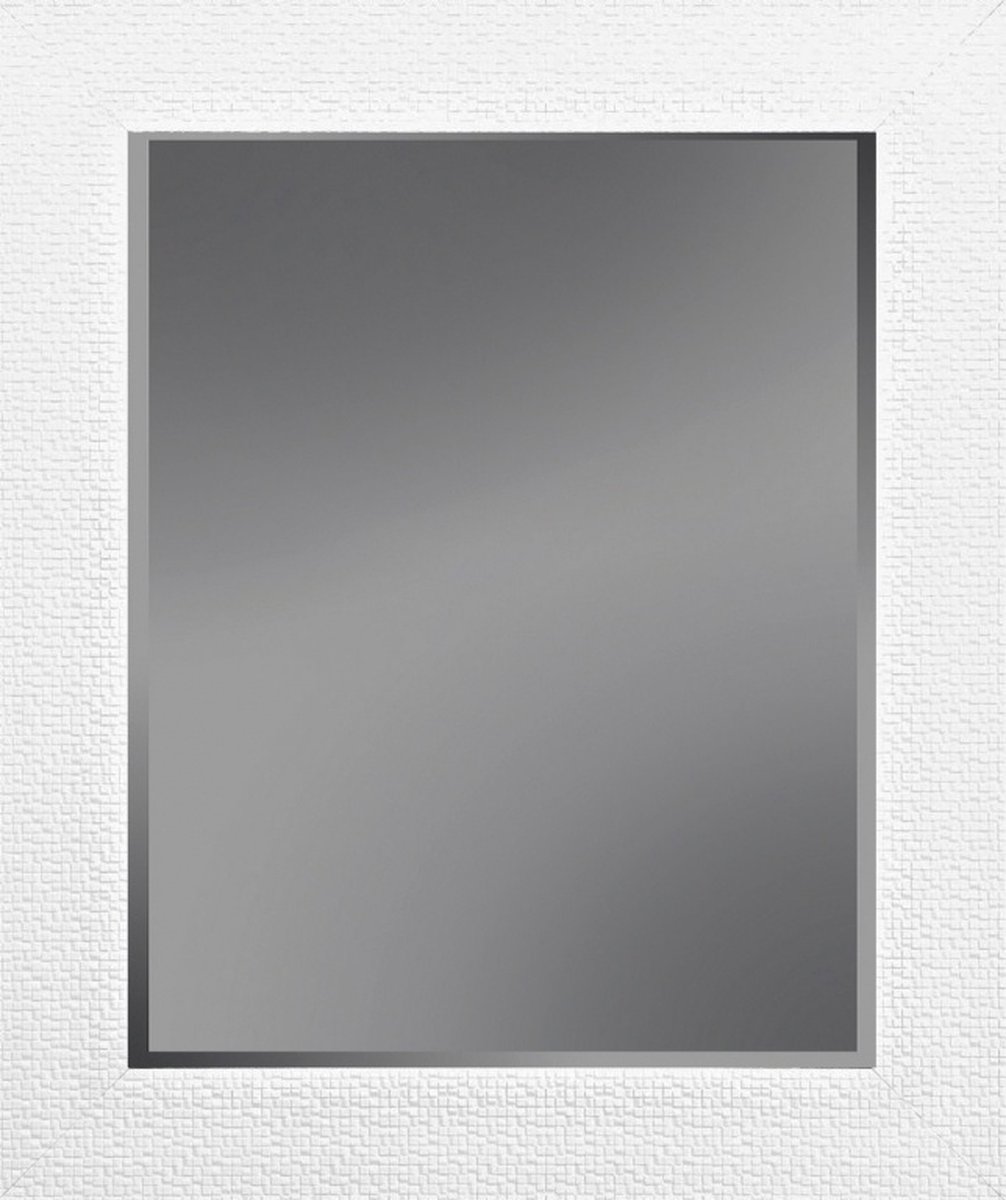 Ter Halle Spiegel met facet 44x44x2 Wit