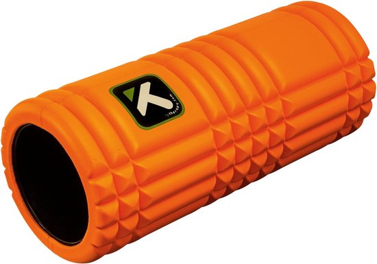 Foto: Triggerpoint the grid 1 0 foam roller 33cm oranje schuim massage roller yoga pilates fitness