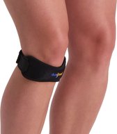 Dunimed Patellabrace - Verstelbare Brace voor de Knie - Kniebrace - Knieband - One Size - Zwart