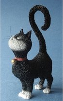 Sculpture décorative Les chats de Dubout - On mange quoi ? (11cm)