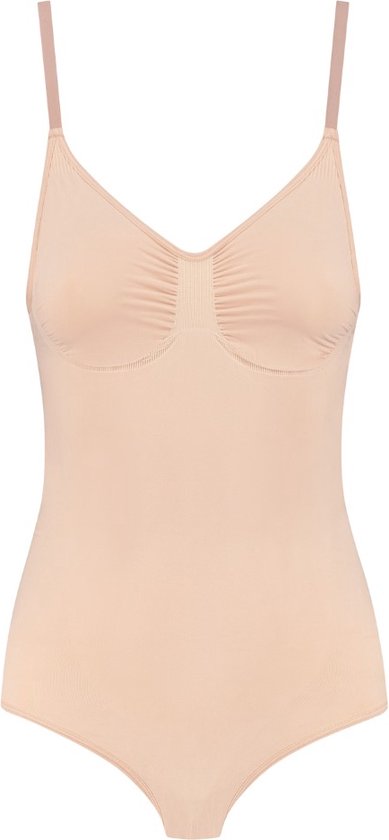 Bye Bra Body sans couture au toucher doux Dos Ultra bas, Beige, XL