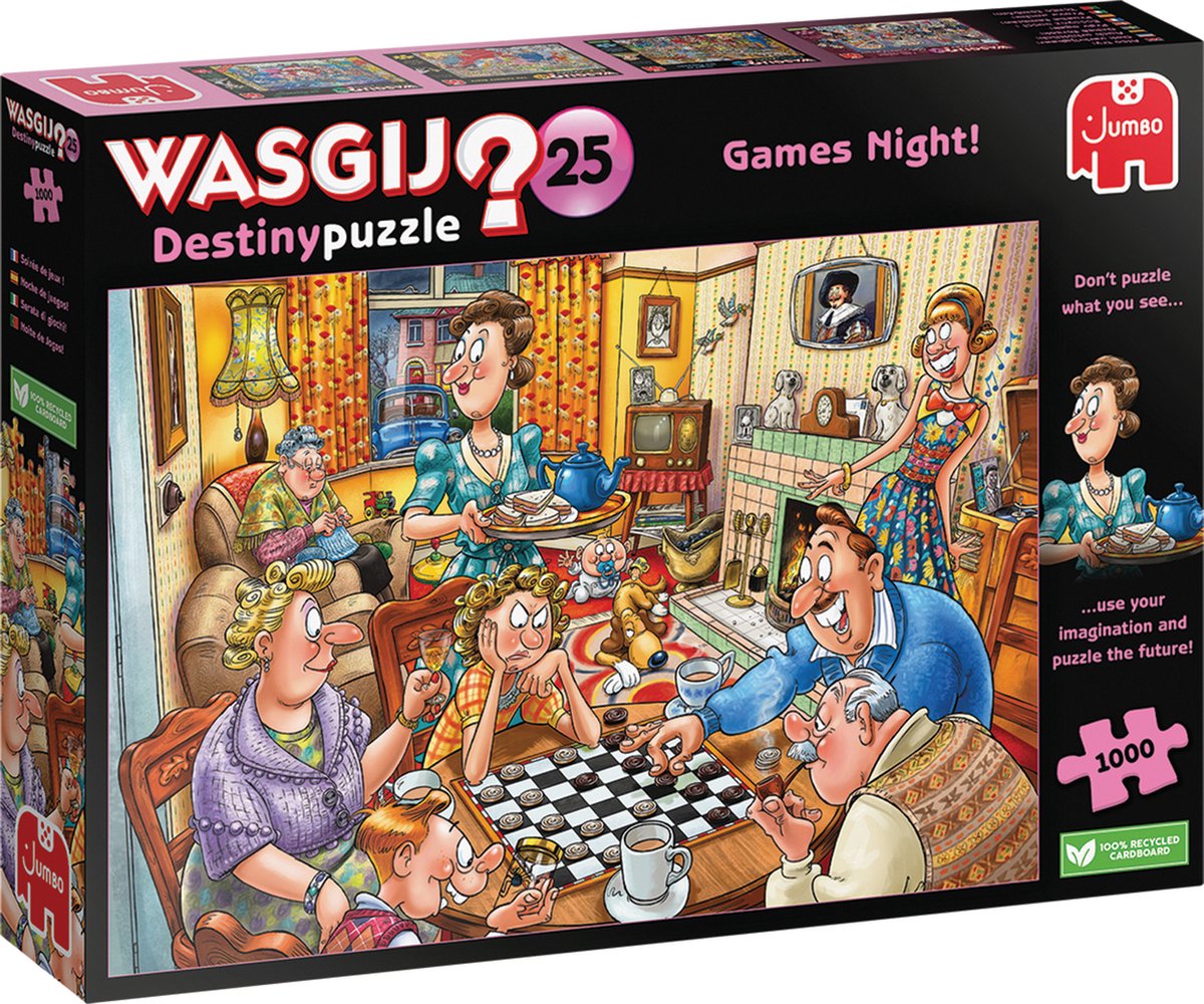 Wasgij Destiny Games Night Puzzel - 1000 stukjes - Puzzel