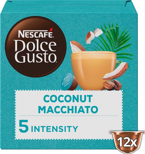 Capsules Nescafé Dolce Gusto Coconut Macchiato - café végétalien - 36 tasses  à café | bol.com