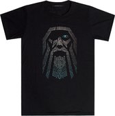 Odin Viking Norse Mythology T-Shirt, Norse Pagan Viking Mythology Vêtements - Taille: XXL , Tshirt noir (S)