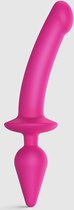 Strap-On-Me Semi-Realistic Switch Plug-In Gode & Plug Anal 2-en-1 - Rose