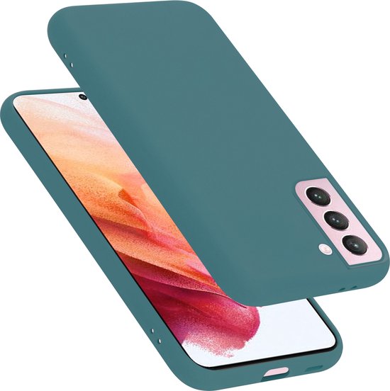Coque Cadorabo pour Samsung Galaxy S21 5G en VERT LIQUIDE - Coque de protection en silicone TPU souple