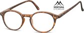Montana Eyewear MR65A leesbril +3.50 Bruin tortoise - rond
