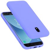 Cadorabo Hoesje geschikt voor Samsung Galaxy J7 2017 in LIQUID LICHT PAARS - Beschermhoes gemaakt van flexibel TPU silicone Case Cover