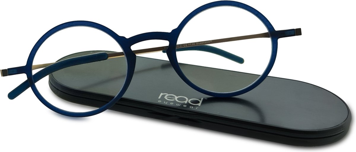 Read Eyewear CHAP33E Ultem leesbril +1.50 - Mat donkerblauw - Aluminium