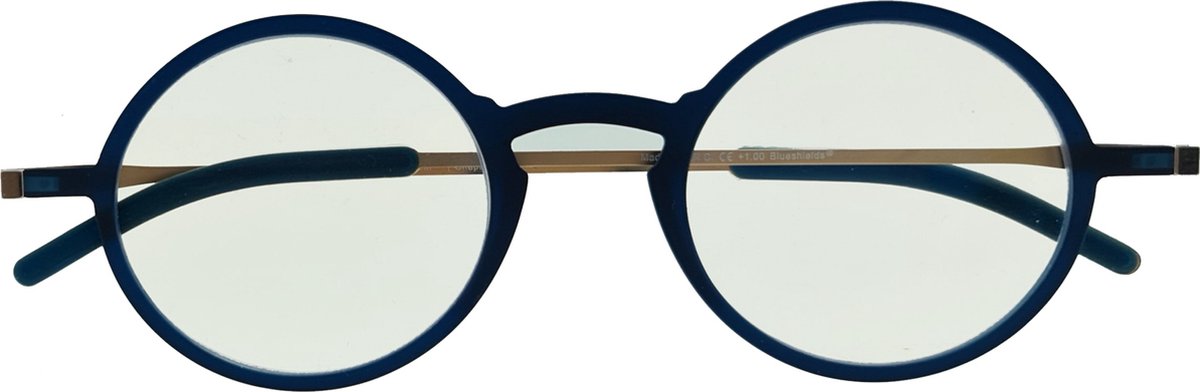 Read Eyewear CHAP33E Ultem leesbril +2.50 - Mat donkerblauw - Aluminium