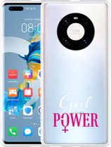 Huawei Mate 40 Pro Hoesje Girl Power Designed by Cazy
