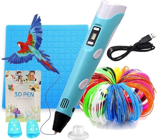 3D Pen XXL set- 3D pen XXL Starterspakket incl 136 meter filament 32  kleuren - 3D... | bol.com