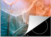 KitchenYeah® Inductie beschermer 70x52 cm - Bloem - Paardenbloem - Plant - Kookplaataccessoires - Afdekplaat voor kookplaat - Inductiebeschermer - Inductiemat - Inductieplaat mat
