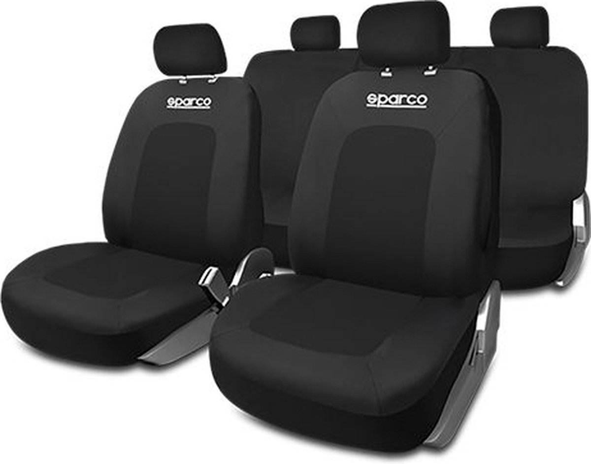 Sparco autostoelhoes set - Zwart