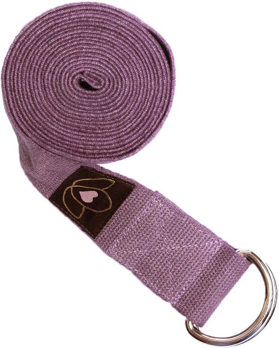 Yoga riem / strap extra lang lavendel - Lotus van Lotus — afbeelding 2