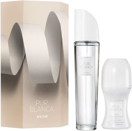 Avon Set Pur Blanca EDT Für Sie – Inkl. Deospray & Deoroller – Reisegröße Duftset