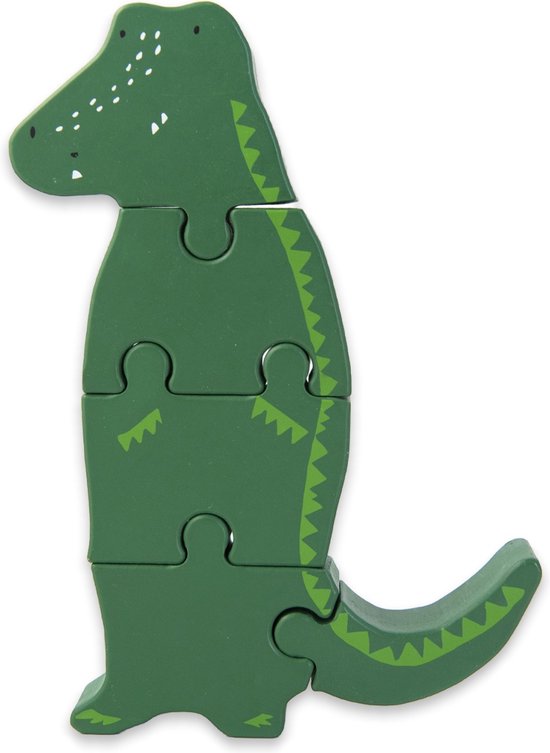 Trixie - Puzzle en bois en forme d'animal - Mr. Crocodile | bol.com
