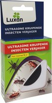 Luxan Ultrasone Kruipende Insecten Verjager 90m² - werkt tegen kruipende insecten zoals mieren, zilvervisjes, spinnen en kakkerlakken - ongediertebestrijding - ultrasone verjager