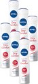 NIVEA Dry Comfort Deodorant Spray - Anti-Transpirant - Droog gevoel - 72 uur bescherming - Met mineralen en DryPlus-systeem - Alcoholvrij - 6 x 150 ml - Voordeelverpakking
