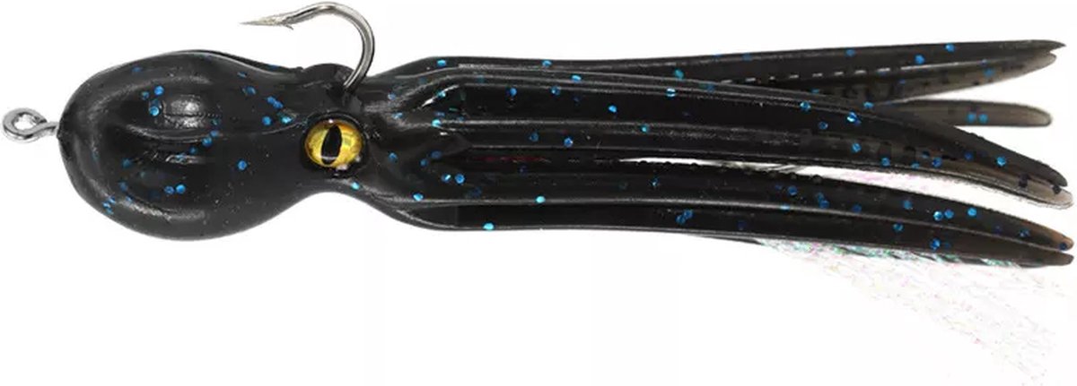 Kunstaas Inktvis Zwart Blauw - 11cm