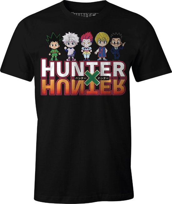 Hunter X Hunter - Hunter Team Black T-Shirt - S