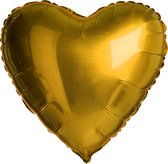 Valentijn Versiering I Love You Hartjes Ballonnen Valentijn Decoratie Folie Ballon Hart Goud 60 Cm XL Formaat – 1 Stuk