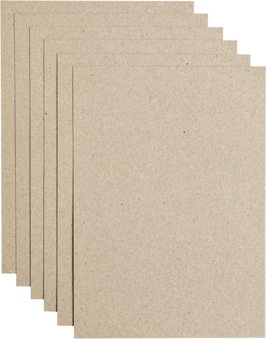 Papicolor Original Papier Formaat A4 Recycled Kraft Grijs 100 grams 12 vel