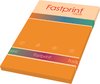 Kopieerpapier fastprint-100 a4 120gr oranje | Pak a 100 vel