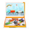 Afbeelding van het spelletje Magneetboek - Politie - 38 magneten - Magnetibook - 3-8jr - Peuter - Educatief speelgoed - Vormenpuzzel - 3 tot 8 jaar