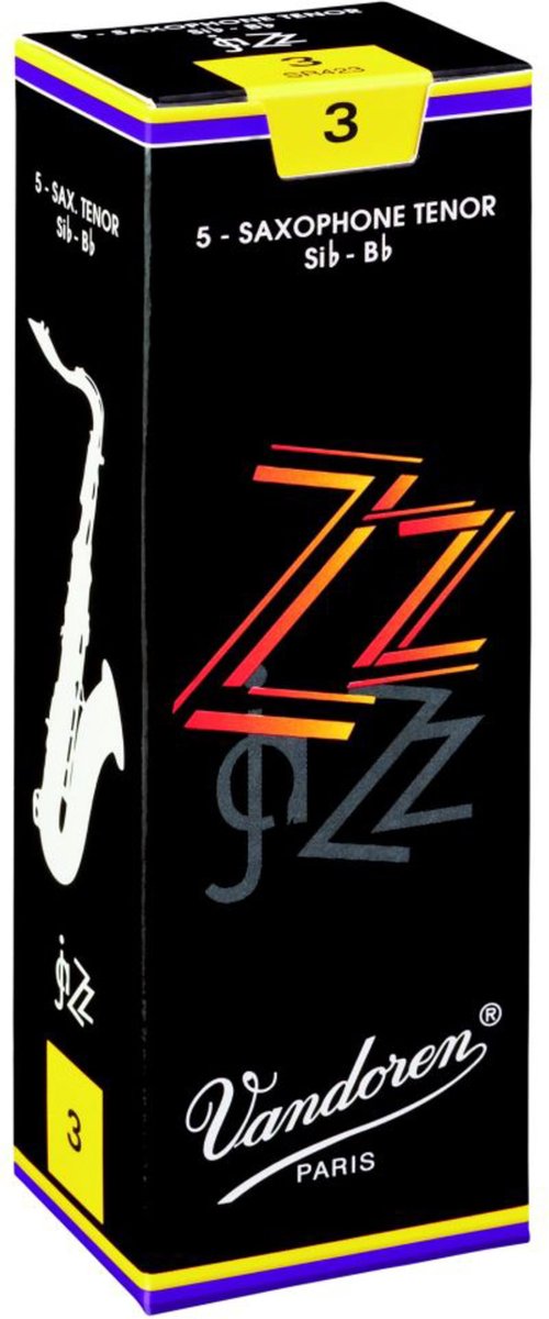 Vandoren ZZ Tenorsaxofoon 2 doos met 5 rieten - Riet voor tenor saxofoon