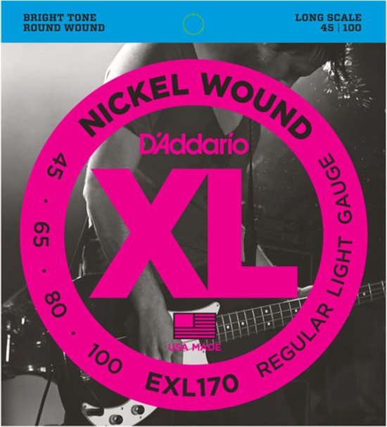 D’Addario EXL170 basgitaarsnaren 45-100