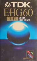 TDK E-HG60 Hi-Fi VHS Video Cassette