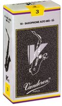 Vandoren Alt Saxofoon V12 Rieten - 10 Stuks Verpakking - Dikte 2.5