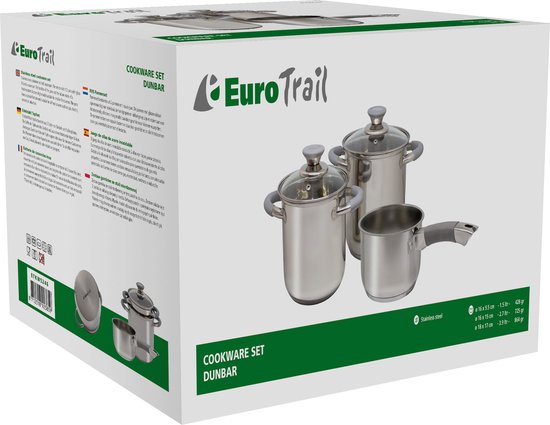 Eurotrail Pannenset + sauspan Dunbar 3-delig van Eurotrail — afbeelding 5