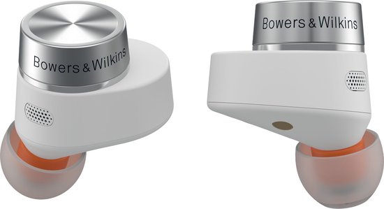Bowers & Wilkins PI5 S2 Bluetooth oordopjes met Noise Cancelling, Meeslepend geluid en Draadloos opladen - Cloud Grey