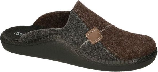 Westland -Heren - bruin donker - pantoffels & slippers