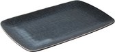 Millimi Black Jeans Sushi Bord - 27,5 x 18 cm - Keramiek