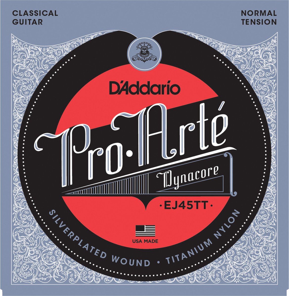 D'Addario K-Git.snaren Titanium EJ45TT Pro Arte, Normal - Klassieke gitaarsnaren