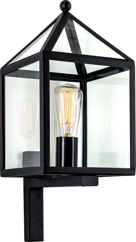 KS Verlichting Bloemendaal Muurlamp - Zwart