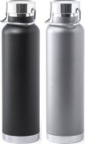 Bouteille Thermos OneTrippel XL - Set de 2 - Gourde - Gourde - 650 ml - Acier Inoxydable
