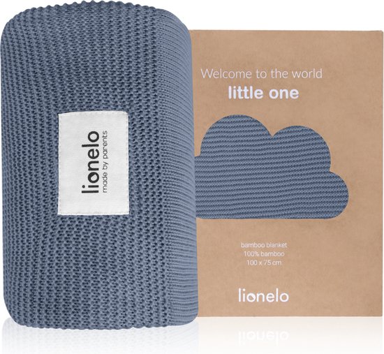 Lionelo - Couverture de luxe pour bébé - Hypoallergénique - Antibactérienne - Antifongique - 100% coton de bambou