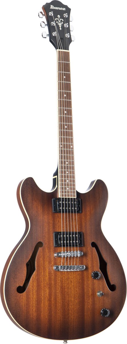 Ibanez AS53 Artcore Tobacco Flat semi-akoestische gitaar