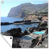 Tuin poster Boot - Portugal - Madeira - 200x200 cm - Tuindoek - Buitenposter