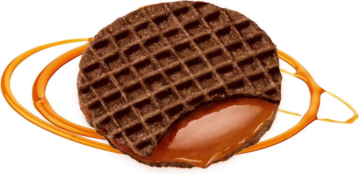 Daelmans Mini Chocolade Stroopwafels – 12 zakken x 200 g (2.400 g) – Ø4,5 diameter